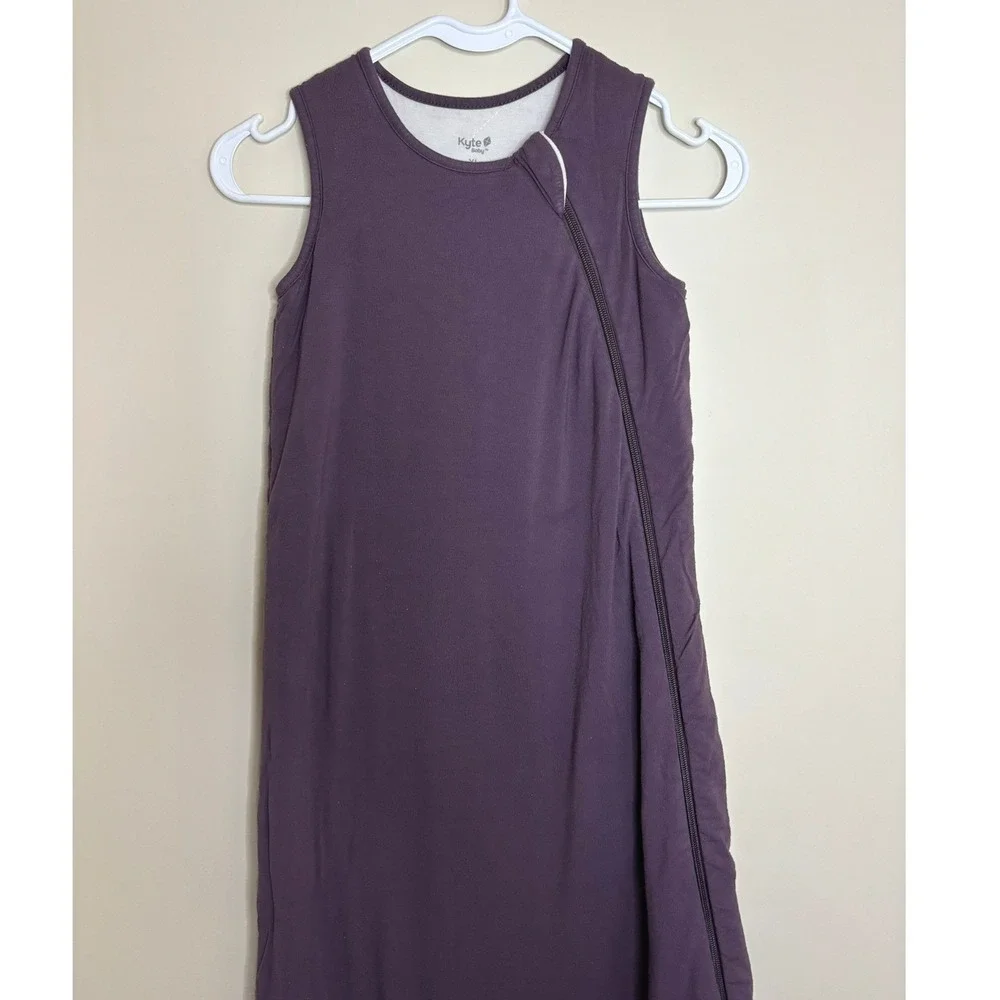 Kyte Baby Bamboo Sleep Bag 1.0 TOG Eggplant Purple XL‎ Wearable Blanket Toddler